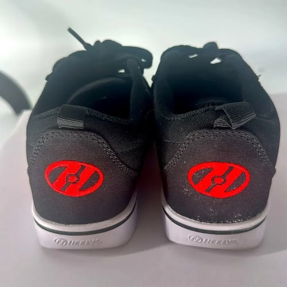 Heelys Pro 20 Black Flame Print Skate Skater Kids Shoes Sneakers Youth S2 Video